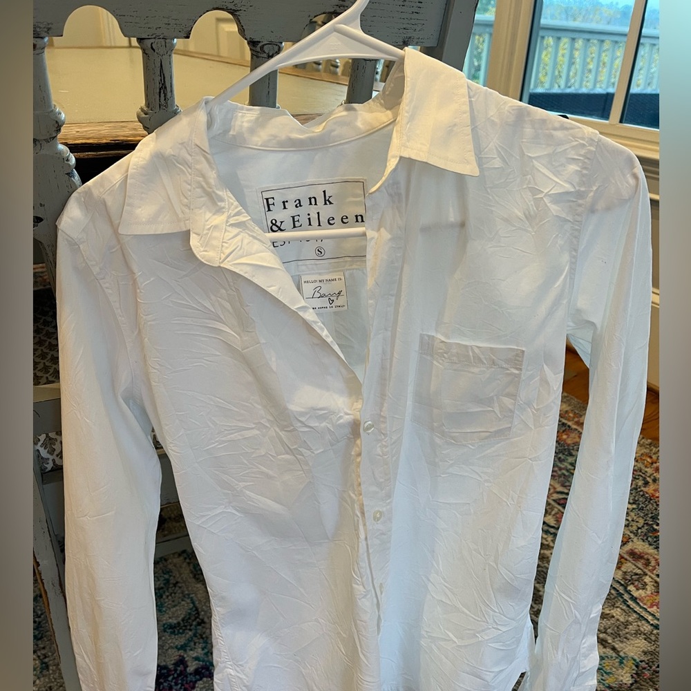 Frank & Eileen Barry White blouse